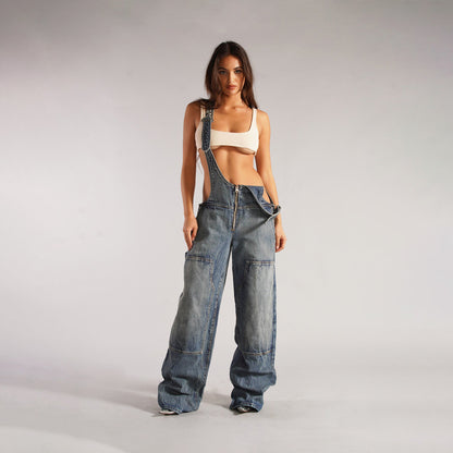 Accure's Fashion Denim Overalls